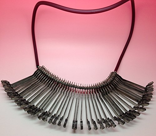 Typewriter keys necklace
