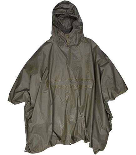 BJRNSON Haps Regenponcho Fiets Dames & Heren - Fietsponcho - Olijfgroen | REGENKLEDING | Wij