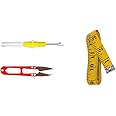 Gemsy 3 in 1 Combo Seam Ripper | 1 Thread Cutter | Inch Tape for Home Tailoring and Professional Material for Sewing,Tailoring Combo