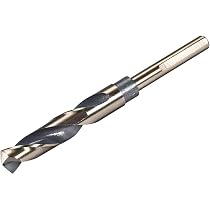 Foret hélicoïdal à tige réduite de 16 mm en acier rapide HSS avec tige droite de 1,27 cm Foret hélicoïdal à tige réduite de 16 mm en acier rapide HSS avec tige droite de 1,27 cm