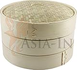 Bambusdämpfer 3-Teilig 25 cm Bamboo Steamer Set Bambusdämpfer 3-Teilig 25 cm Bamboo Steamer Set