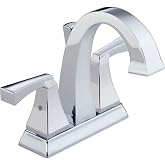 Delta Faucet 2551-MPU-DST Dryden İki Saplı Merkez Seti Banyo Musluğu, Krom