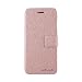 Produktbild Eleoption® Smartphone Schutzhülle Leder Hülle mit Standfunktion und Karte Halter (Samsung Galaxy S7 5,1", Champagner-Rosa)
