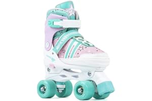 Sfr Skates SFR Spectra Adjustable Quad Skates, Pattini da Pattinaggio Bambini. da Ragazzi, Unisex