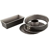 Tefal EasyBake Savarin 3 Piece Cake Mold Set - Gray