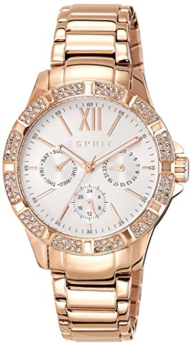 Esprit Damen-Armbanduhr ES-ALYCIA ROSE GOLD Analog Quarz Edelstahl beschichtet ES108472003 Esprit Damen-Armbanduhr ES-ALYCIA ROSE GOLD Analog Quarz Edelstahl beschichtet ES108472003