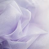 tessuto di tulle a trama fine colore lilla