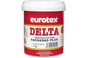 EUROTEX Pintura exterior Delta Fachadas Plus color Piedra Artificial, Formato - 1 Kg.