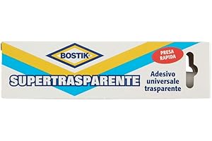 Bostik Supertrasparente astuccio 50gr, trasparente