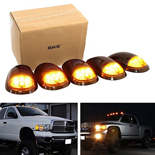 Nuovo Affumicato 5 Pezzi Veicolo Auto Cabina Tetto Luci Di - Foto 6