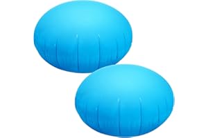 ASOFTY 2 STÜCK Luftkissen Pool Winter, 4x4 FT Poolkissen überwinterung mit Verbindungsseil, Einfach zu Verwenden Pool Winterkissen für Oberirdische Poolabdeckung