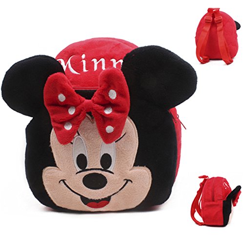 Preisvergleich Produktbild Rucksack Minnie Charakter Cartoon Jungen Mädchen Plüsch Spielzeug Mini Schultasche Geschenke Kindergarten