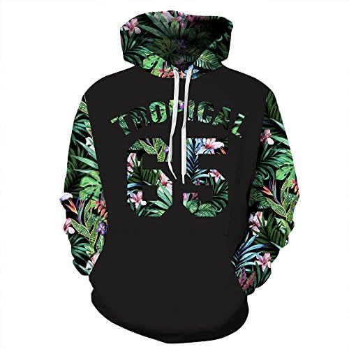 HIDRRU Couple Models Big Yards Pullover Big Yards Couple Models Selling Digital Pullover Loose Thin Sports Jacket, XL