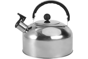 YARNOW Bollitore ispessito in acciaio inox, bollitore a basso piatto, bollitore emisferico, bollitore a induzione (3 litri), capacità effettiva di circa 2 l