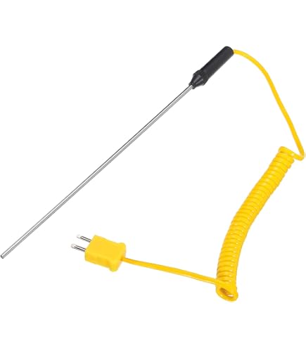 Sonda Sensore Temperatura Termocoppia Tipo K 1,5 X 100 Mm Filo 6,6 - 7