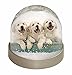 Produktbild Golden Retriever Welpen Schneekugel Globus Wasserball Tier Weihnachtsgeschenk