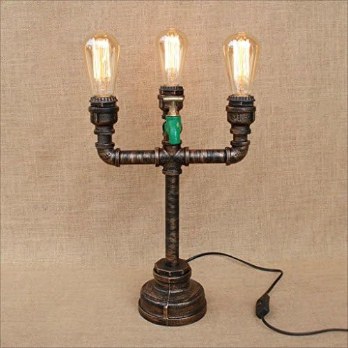 Desk Lamps Cafe loft personality Edison retro table lamp bedroom study creative desktop light industrial feng shui table lamp desktop table lamp