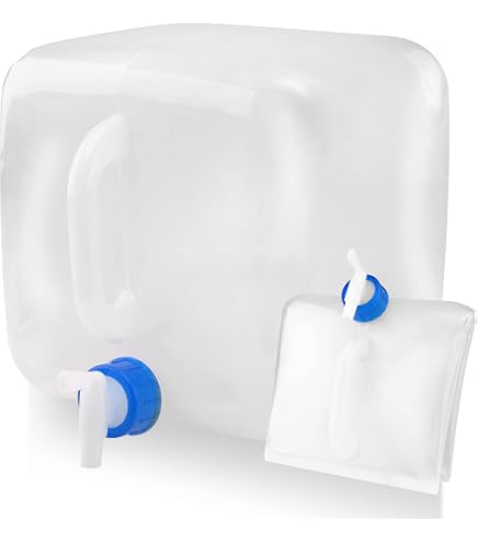 Bidon D'Eau Pliable Kamiya 5/10L - Sans BPA - Étanche Pour Camping Et Randonnée
