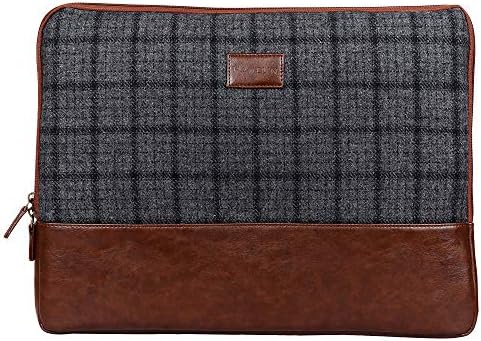 Hamelin Tweed Laptop Sleeve (Gray Overcheck Twill)