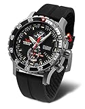 Vostok Europe Herrenuhr Everest Underground Multifunktion Chronograph Alarm Day Date Countdown Timer World Time 597A549