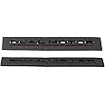 2PCS Dual Motor Badge Emblem Sticker Matte Black Sticker Emblem 3D Car Rear Trunk Emblem Decals Letter Badge Stickers Decor Car Accessories Compatible with Tesla Model 3 Y