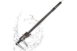 KETOTEK Calibro Digitale da 300 mm, Calibro a Corsoio Digitale in Acciaio Inox, Professionale Impermeabile IP54, Micrometro Elettronico con Schermo LCD, Conversione Pollici/Millimetri 12 Pollici