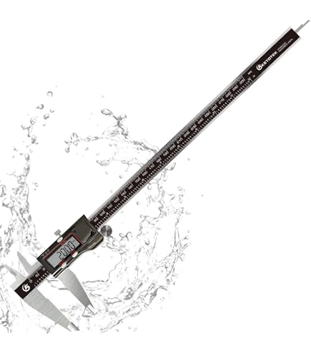 Calibro Digitale ECO 150 Mm – Preciso Allo 0.01 Mm, Con Vite Di Bloccaggio E Measura Di Profondità