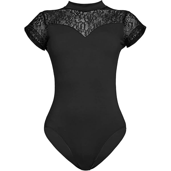 Body Danza ROYAL SMEELA - Verde, Nylon E Seta, Senza Schienale, Per Balletto E Ginnastica