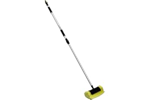 GT MARKET Cepillo de Lavado telescópico con conexión a Manguera - Longitud 1,70 Metros