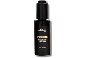 AOKlabs - Contorno de Ojos Antiarrugas Natural con Ácido Hialurónico, 30ml I Para arrugas, bolsas y ojeras más firme gracias a su triple efecto reductor, anti-edad e hidratante
