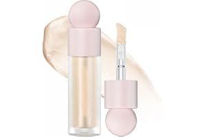 Prreal Liquid Highlight, Body Shimmer Glow Highlight, Surligneur de crème lisse durable et imperméable, Body brillance Highlighter Stick, Pour les femmes Highlighter Makeup(Moonlight)