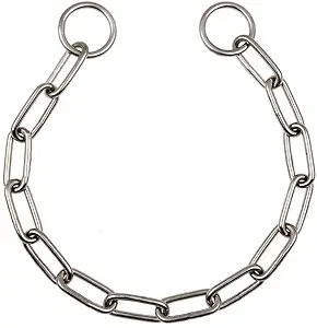 Dog Trust Choke Check Chain Dog Collars Fur Saver Training Long Link Chrome Plated Choker 65cm