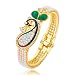 Sukkhi Marquise Pecock Gold Plated AD Kada For Women RS.124.00
