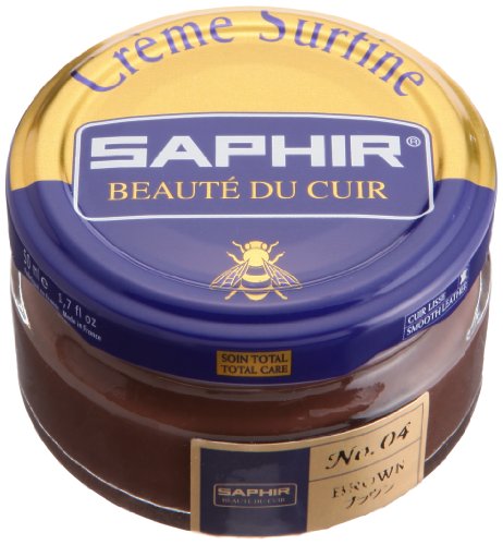 Saphir Crema Surfine Betún para calzado 50 ml - (04) MARRÓN, 50 ml