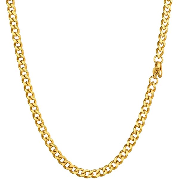 Kim Johanson® Roestvrijstalen heren koningsketting set in zilver | Armband en halsketting | Brede ketting voor mannen | Waterbestendig | Dikke armband | 5mm breed | Verschillende lengtes | Massieve