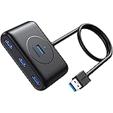 UGREEN USB 3.0 Hub 4 Port 5 Gbps USB Multiport Hub with 1 M Cable for PS4, Xbox, MacBook, Pro/Mini, iMac, Dell XPS, Surface P