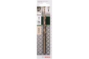 Bosch 2609255079 Foret à métaux rectifié HSS-Co DIN 338 - Longueur 117 mm - Diamètre 8 mm