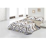 Juego de funda nórdica INDORE Javier Larrainzar. Cama 180 cm Marrón - Sedalinne