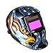 Price comparison product image Solar Auto Darkening Welding Helmet Welders Mask Arc Tig Mig Grinding Eagle Black