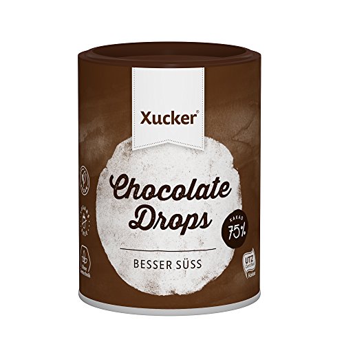 Xucker Chocolate-Drops 75 Prozent, 5er Pack (5 x 200 g)
