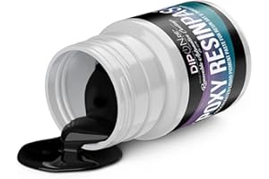 Epoxy Resin (Epoxidharz) Pigment Paste Jet Black Tief Schwarz ca. RAL 9005 Profi Hochpigmentierte Farbpaste für Epoxidharz Epoxy Resin Polyurethan Kunstharz Resin Art