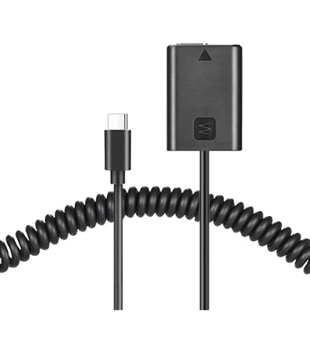 Vhbw Alimentatore Per Fotocamera Sony Con Accoppiatore DC - Sostituisce AC-PW20, Per Alpha 3000, 5000, 6000, NEX-6, F3 - 3