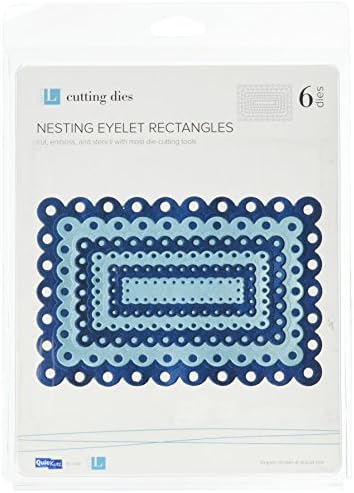 Nesting Dies We R Memory Keepers Eyelet Rectangles Cookie Cutter Die Set