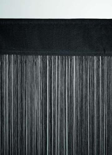 Black String Curtain Approx. 140 x 250 CM