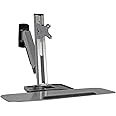 Tripp Lite Wall Mount for Sit Stand Desktop Workstation Standing Desk, Single Display (WWSS1332W)