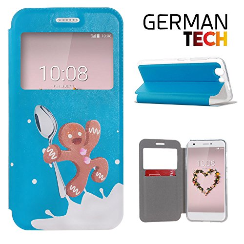 BeCool   - Funda carcasa tipo Libro con funci  n soporte sin solapa para ZTE Blade A512  Protege y se adapta a la perfecci  n a tu Smartphone con ventana S-View con la que podr  s ver todas tus notificaciones  Mu  eco de jengibre