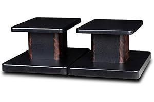 Ddasam Soporte para Altavoz（15cm） Estantería De Suelo Envolvente Altavoz De Madera Profesional Audio Vertical Pies para Altavoces Speaker Stand Madera