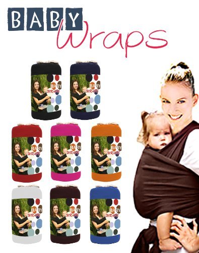 Baby Wrap / Sling / Carrier 0-3yrs with carry case - Various Colours (Blue)