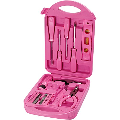 Werkzeugkoffer Kompletttset für Ladys in pink