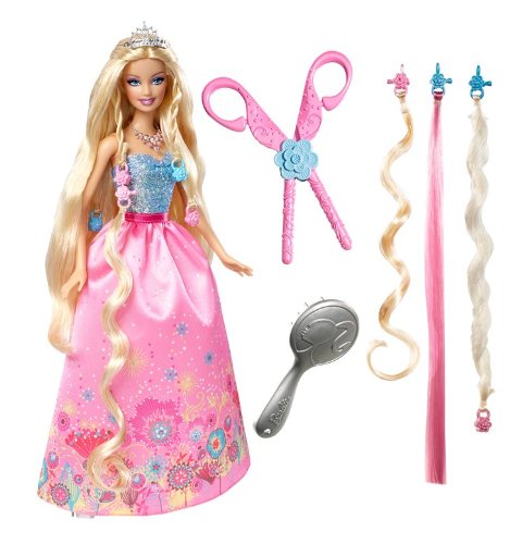 Barbie Princess Cut and Style Princess Doll